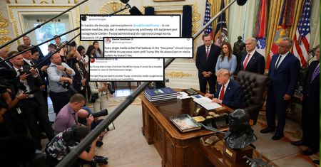 Szokująca decyzja Trumpa krytykowana. "To atak na całą prasę"