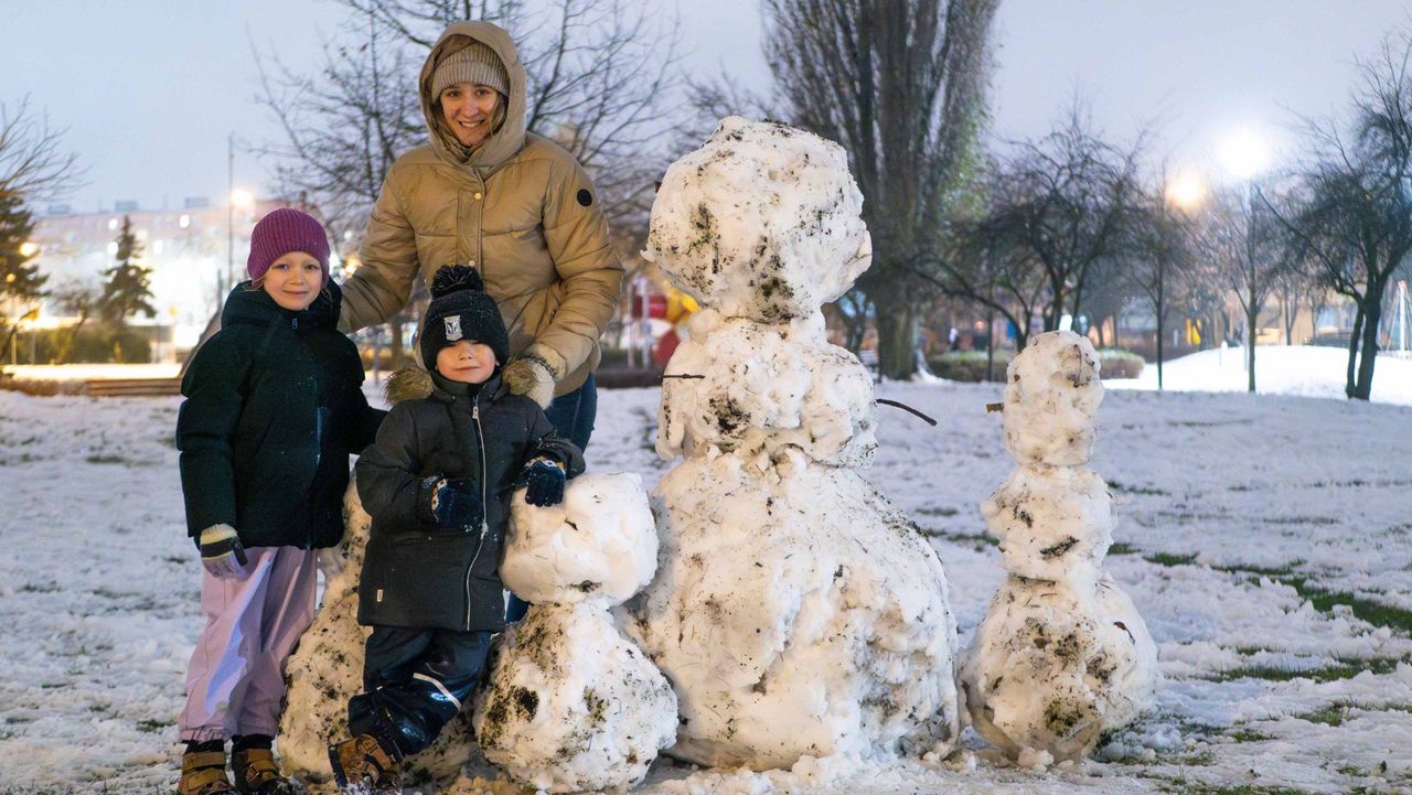 Wągrowiec: Miasto po pierwszych obfitych opadach śniegu