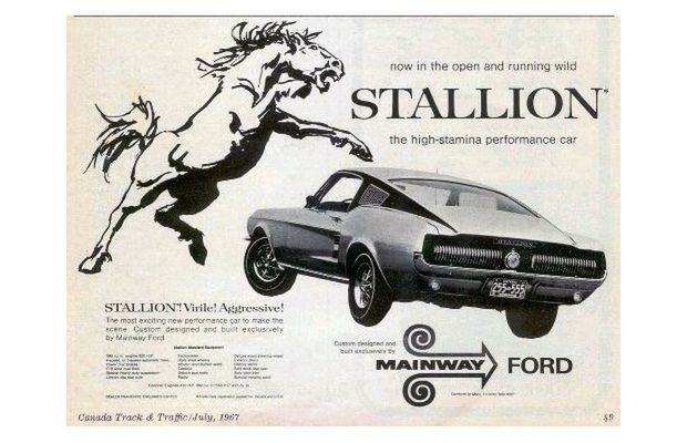 1967 Stallion - zmienione tylne reflektory i jedynie 8 wyprodukowanych egzemplarzy