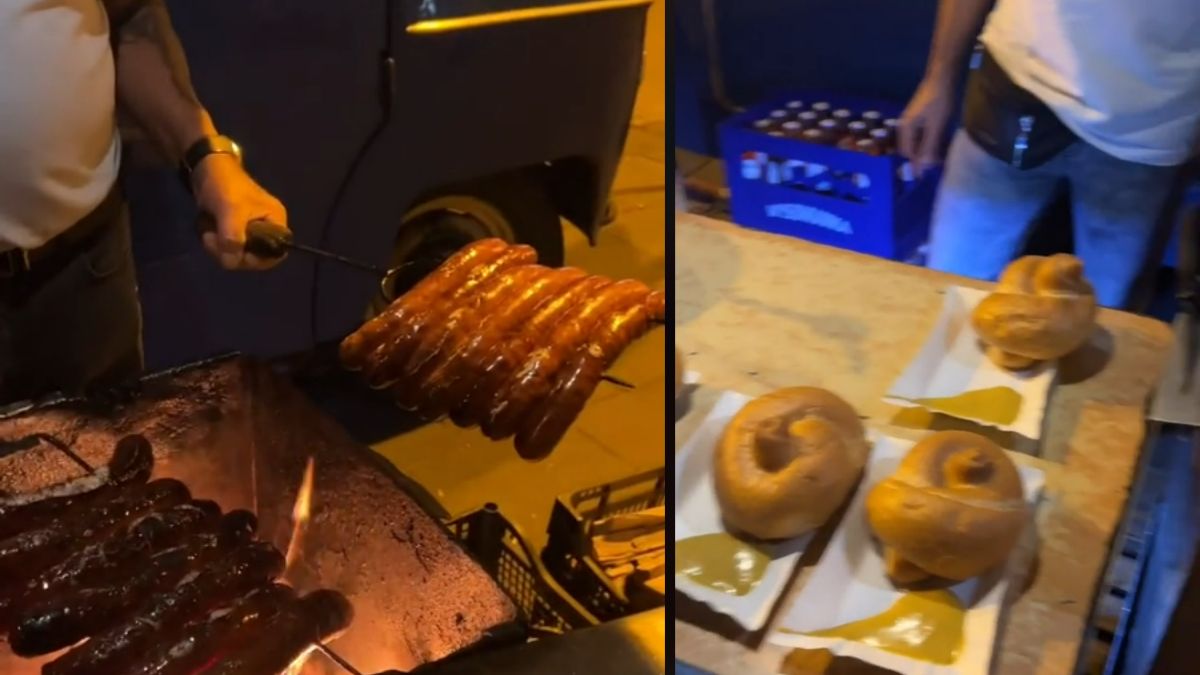 Kiełbasa z food trucka