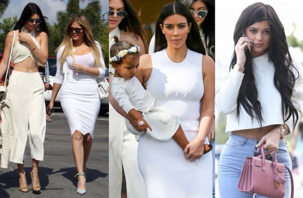 Wielkanoc u Kardashianów: Biel, odsłonięte brzuchy i dekolty! (ZDJĘCIA)