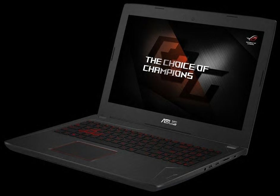 Asus ROG FX502: kompaktowy i lekki laptop do gier z GeForcem GTX 1060