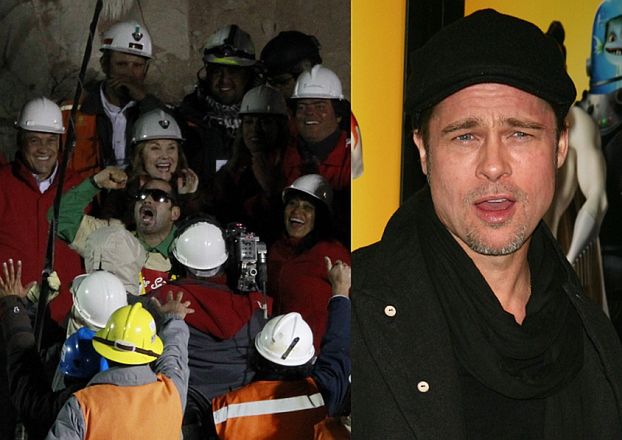 Brad Pitt chce nakręcić film o... chilijskich górnikach!