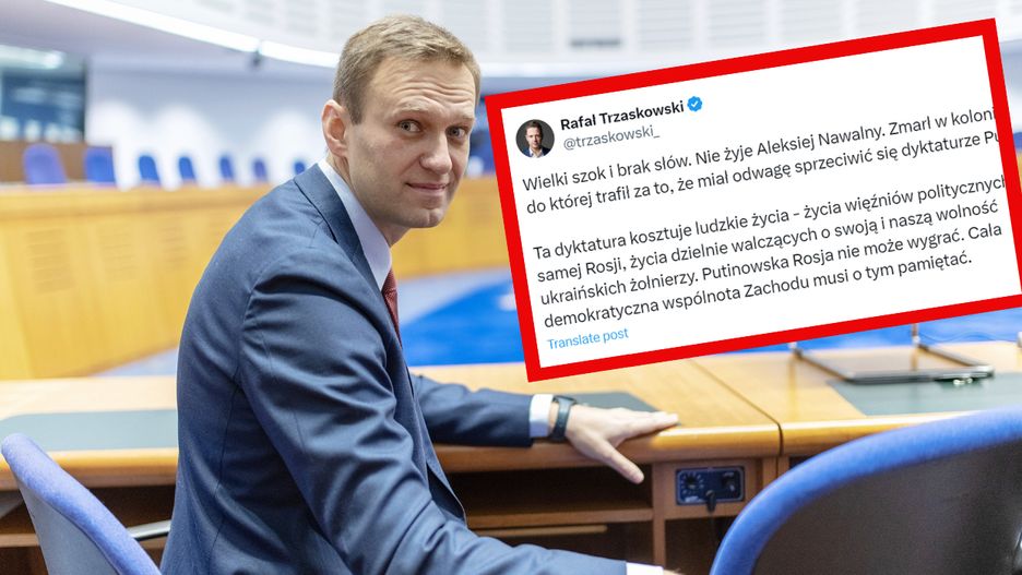 Rafał Trzaskowski skomentował śmierć Aleksieja Nawalnego