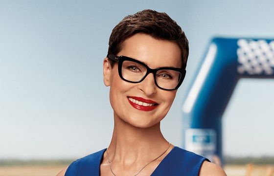 Danuta Stenka reklamuje szkła Varilux