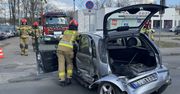 Włocławek: Dwa auta rozbite na Wienieckiej. Jedna osoba w szpitalu