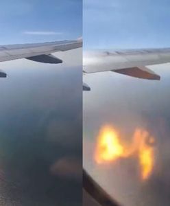 Horror na pokładzie Airbusa. Silnik samolotu eksploduje w powietrzu
