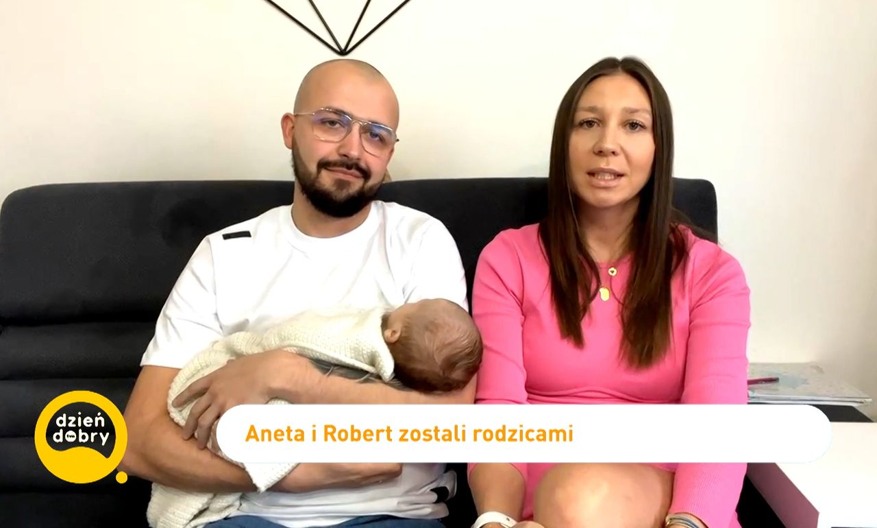 Aneta i Robert ze "Ślubu od pierwszego wejrzenia" byli gośćmi programu "Dzień dobry TVN"