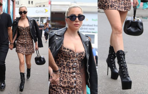 Lady Gaga kupuje kawę w kurtce wartej 20 tysięcy złotych