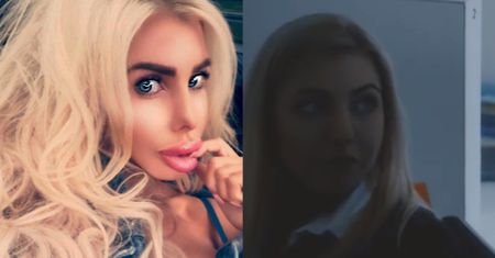 "Żywa Barbie" przed operacjami wystąpiła w teledysku polskiego rapera w roli… SEKRETARKI! (FOTO)