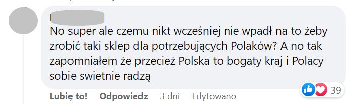 Darmowa odzież dla uchodźców - komentarze