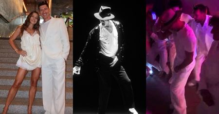 Robert Lewandowski TAŃCZY JAK MICHAEL JACKSON na rocznicowej balandze Szczęsnych. Hit? (WIDEO)
