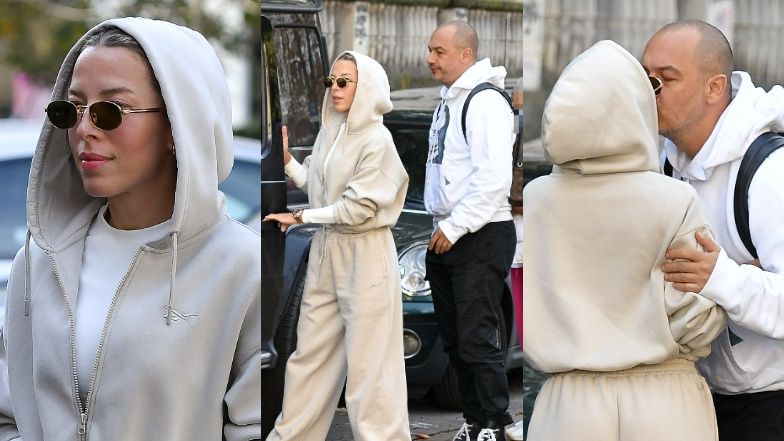 Ewa Chodakowska z mężem w Warszawie