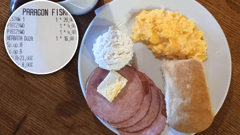 Śniadanie w schronisku w Zakopanem