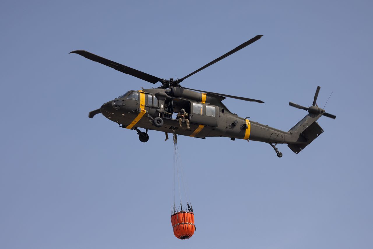 Black Hawk wleciał na linię. Incydent na pikniku pod Ciechanowem