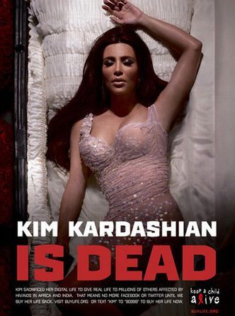 "Kim Kardashian jest martwa"!