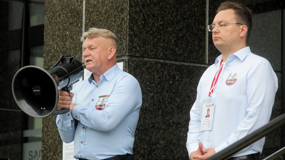 Krzysztof Tołwiński (z lewej)