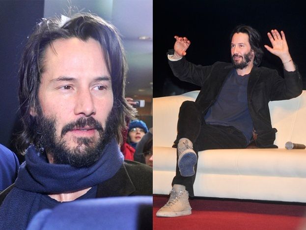 Brodaty Keanu Reeves w Polsce! (FOTO)