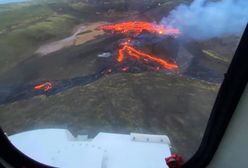 Erupcja wulkanu pod Reykjavikiem. Niesamowite zdjęcia z Islandii