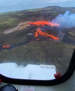 Erupcja wulkanu pod Reykjavikiem. Niesamowite zdjęcia z Islandii