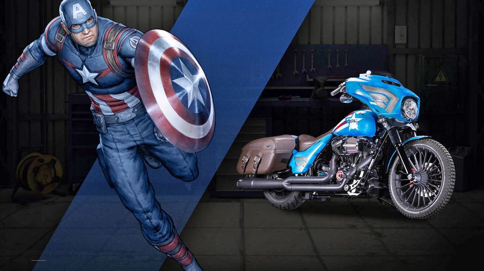 Harley-Davidson Super Hero Customs - hołd dla postaci Marvel