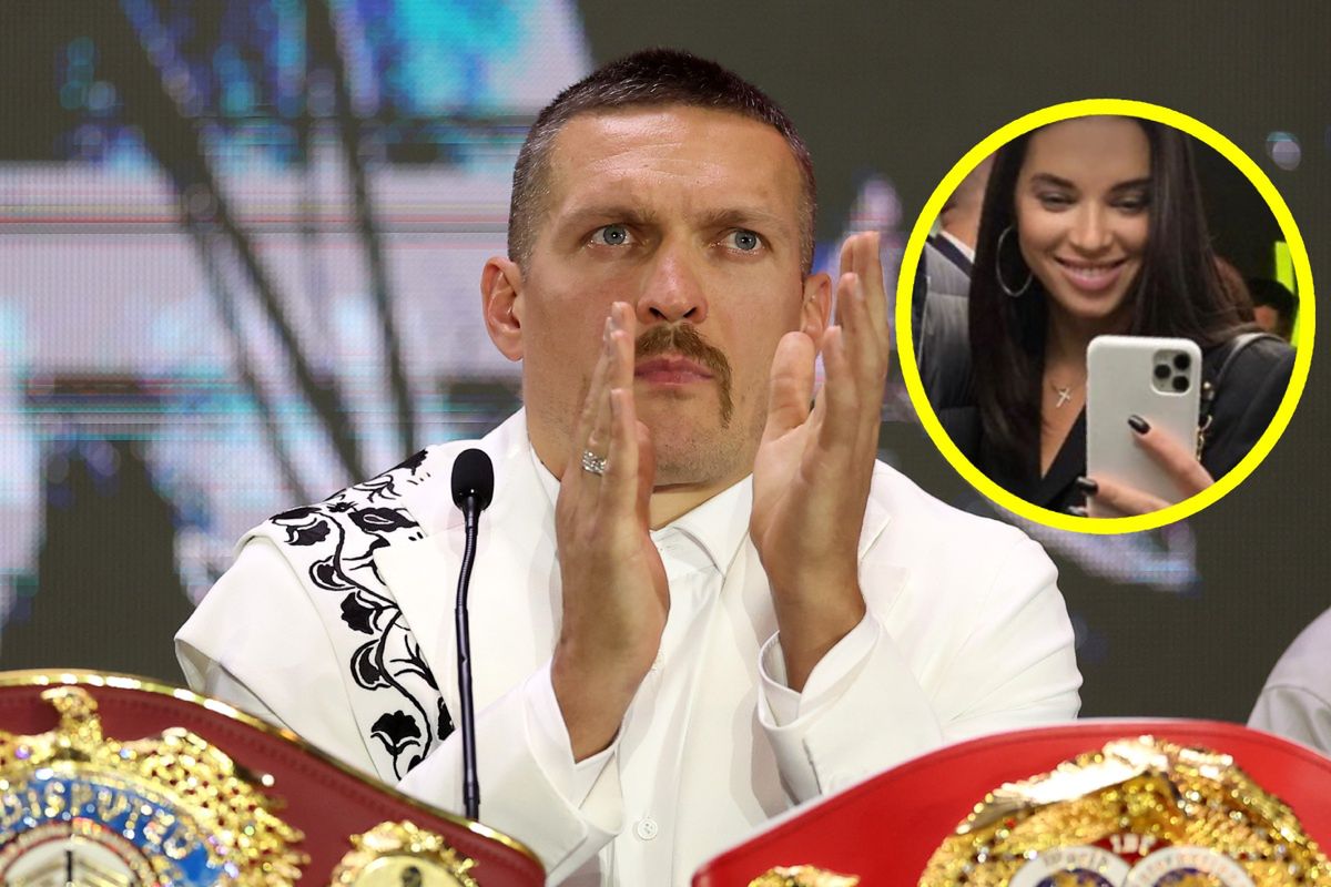 Usyk i żona