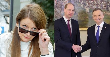 Irena Kamińska-Radomska SUROWO ocenia pożegnanie Andrzeja Dudy z księciem Williamem: "SŁUŻALCZE ZACHOWANIE" (FOTO)