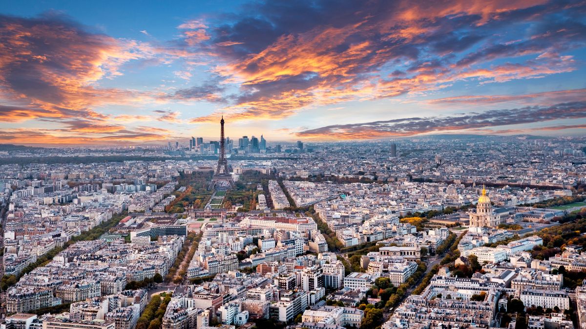 Panorama Paryża z Tour Montparnasse