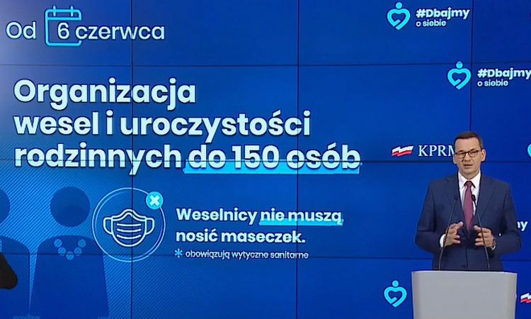 Mateusz Morawiecki ogłasza IV etap znoszenia obostrzeń
