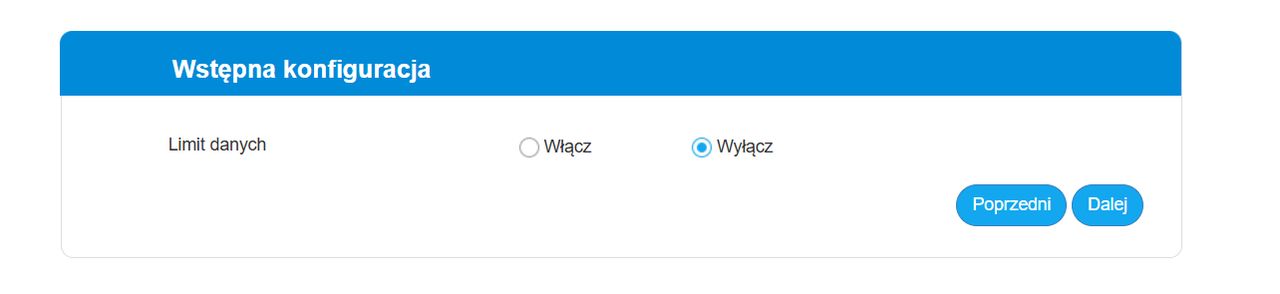 Wstępna konfiguracja ZTE MF17B