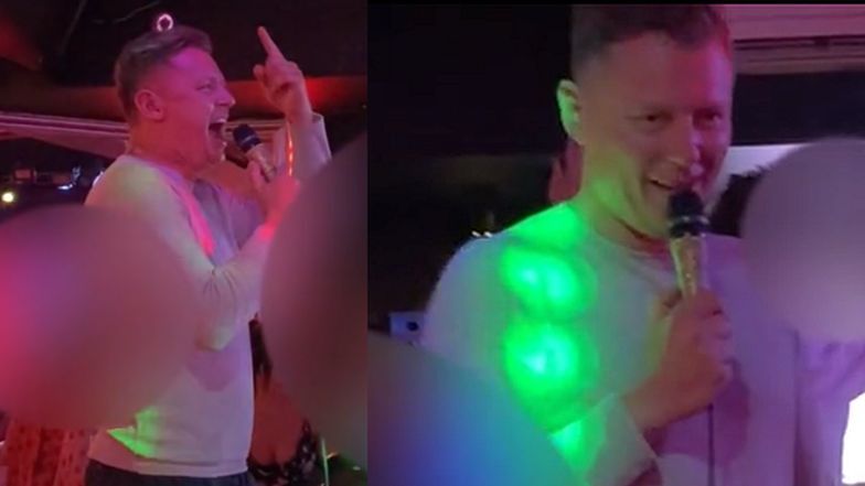 Rafał Brzozowski popisuje się w gejowskim klubie