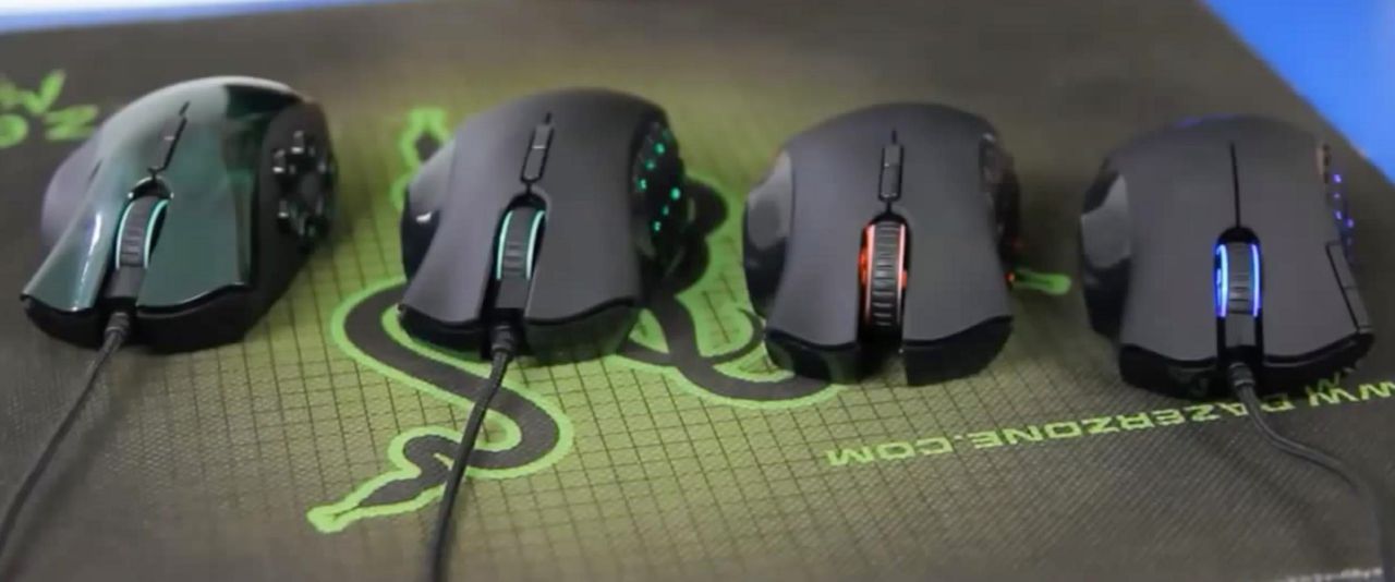 Razer Naga Hex (Green), Razer Naga 2012, Razer Naga Epic, Razer Naga