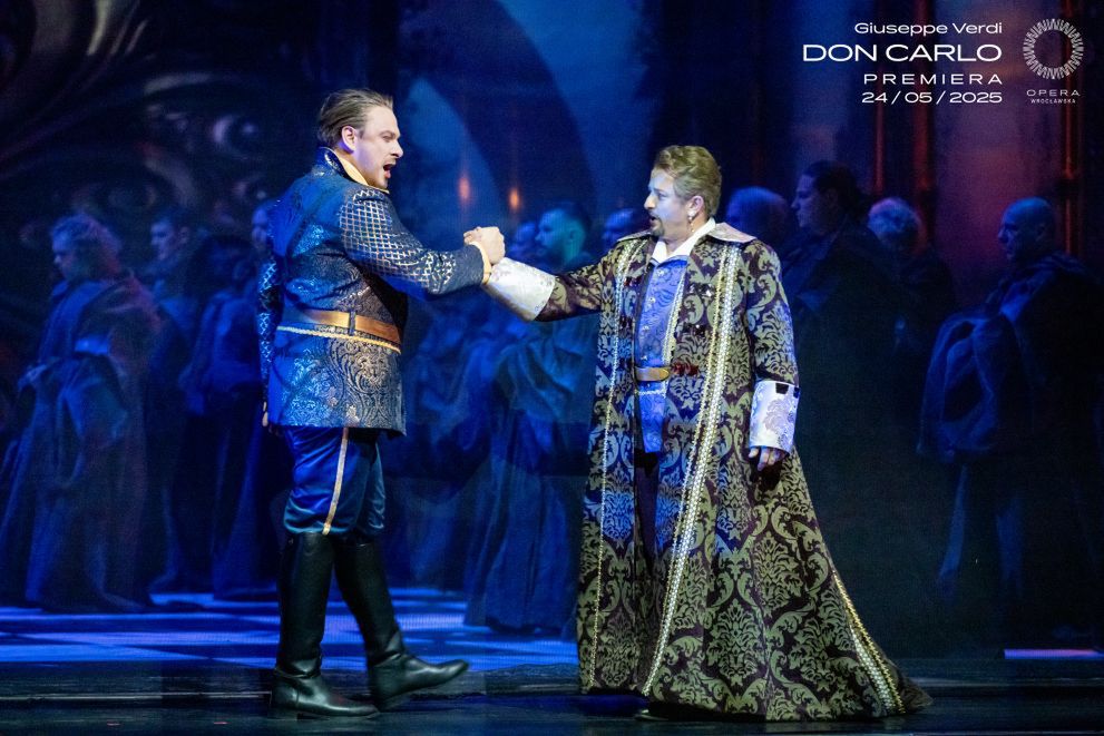 Stanisław Kuflyuk (Posa) i Norbert Ernst (Don Carlo) © Wojciech Palacz