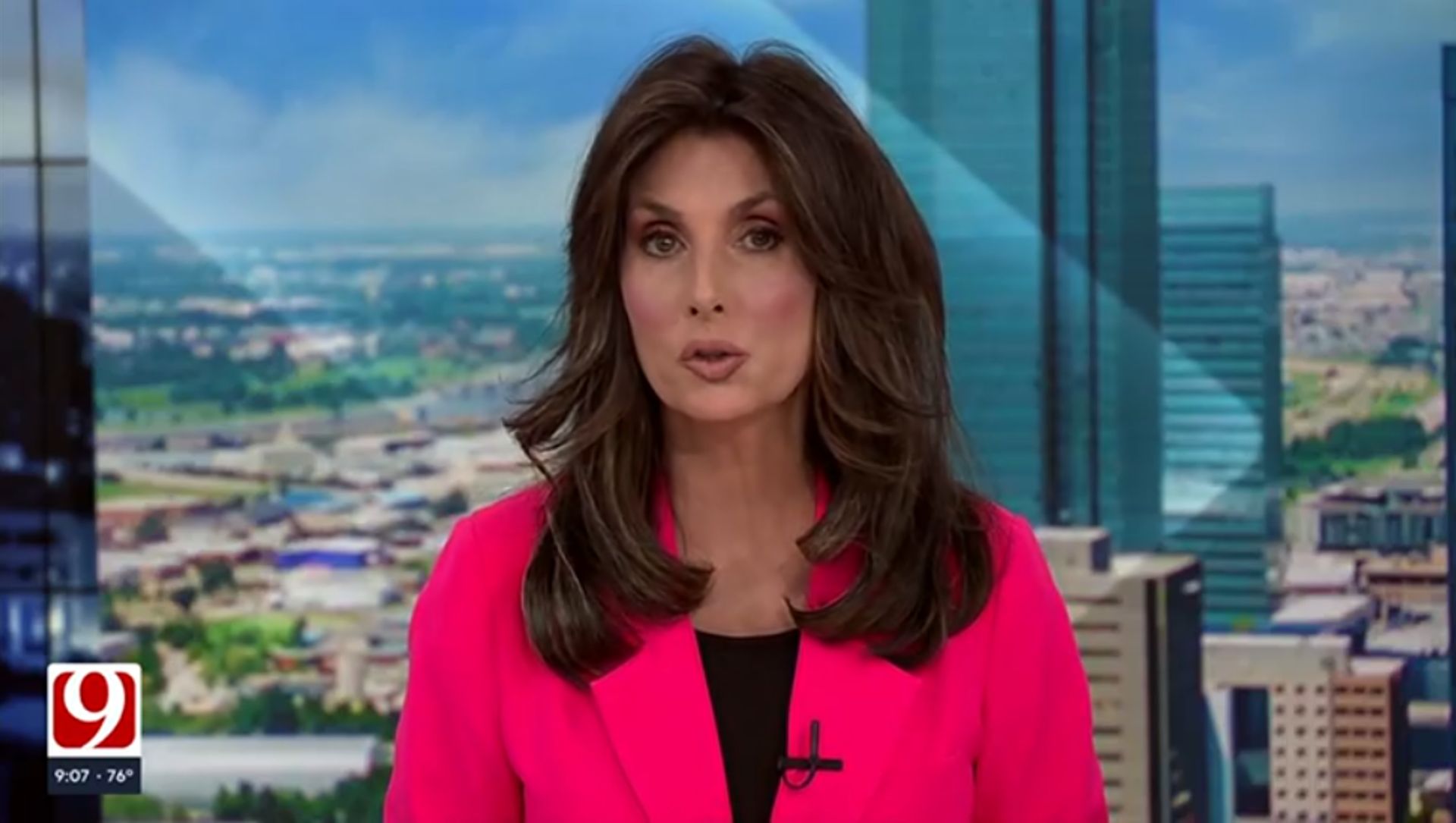 Prezenterka KWT News 9 z Oklahomy