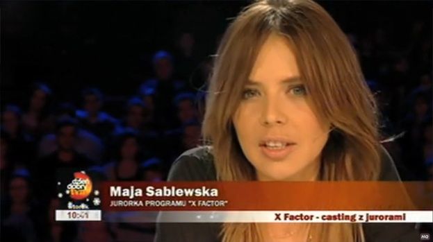 Sablewska "pobiera lekcje wymowy"...