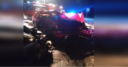 Tragiczny wypadek na trasie Międzyrzec Podlaski – Łosice. Jedna osoba nie żyje