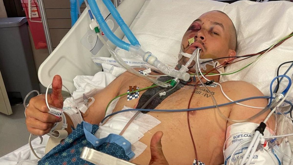 Autor nagrania wylądował w szpitalu