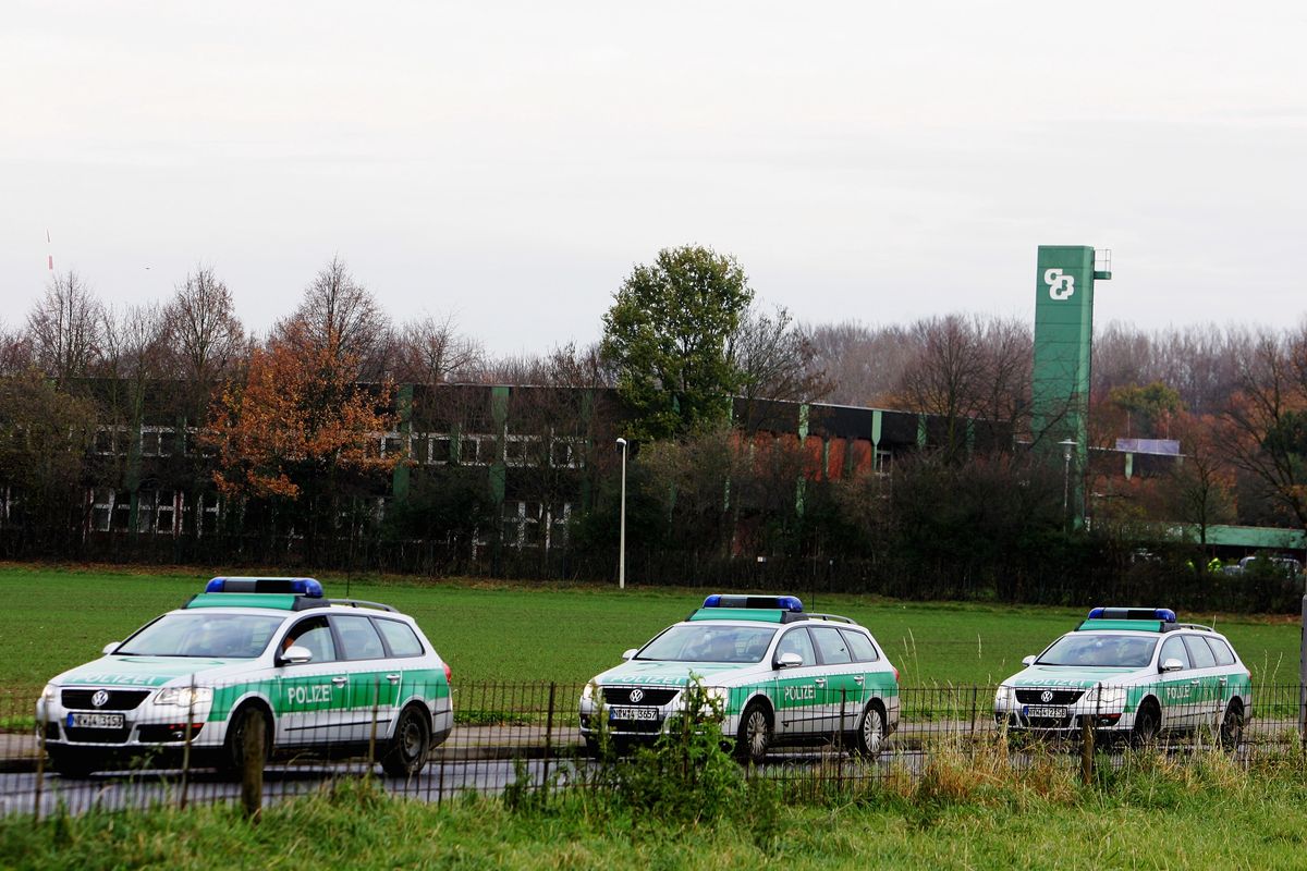 Policja w Kaarst w Niemczech. Zdjęcie ilustracyjne
