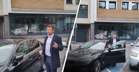 Radny KO zaparkował na miejscu dla inwalidów. Tak się tłumaczy