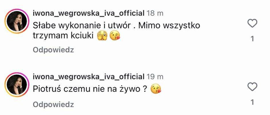 Iwona Węgrowska krytykuje Piotra Kupichę i Julię Żugaj