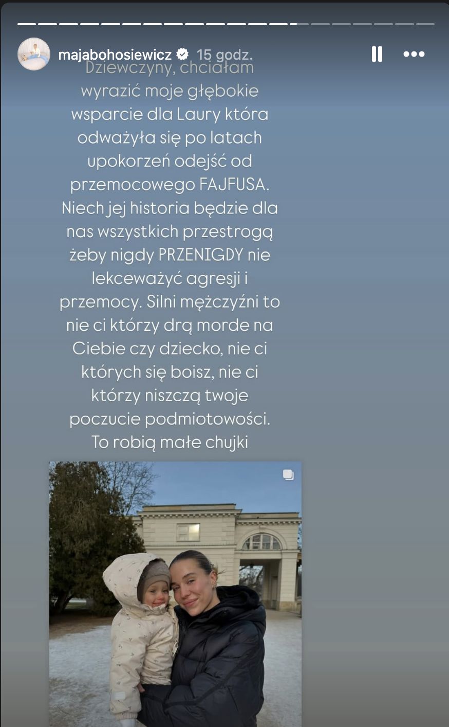 Maja Bohosiewicz komentuje historię Laury Zawadzkiej
