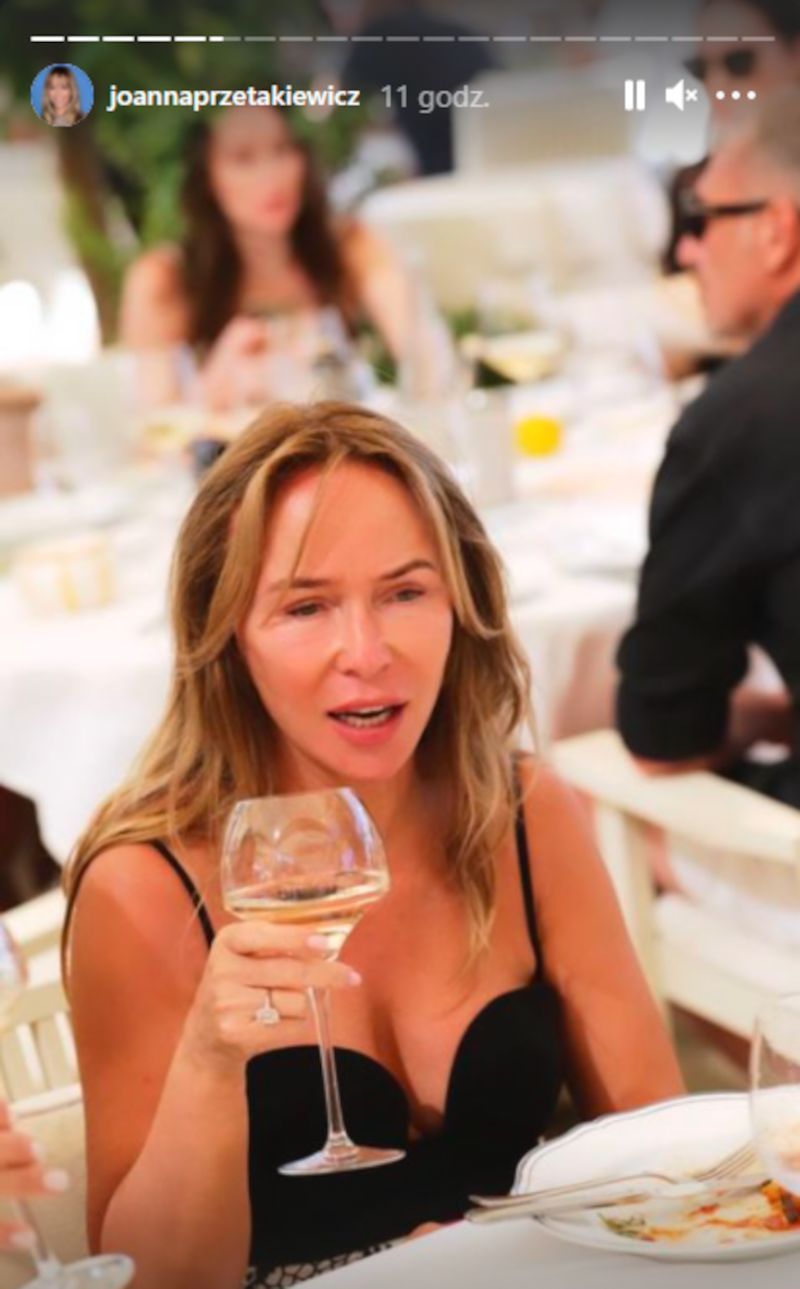Joanna Przetakiewicz i Rinke Rooyens balują w Saint-Tropez