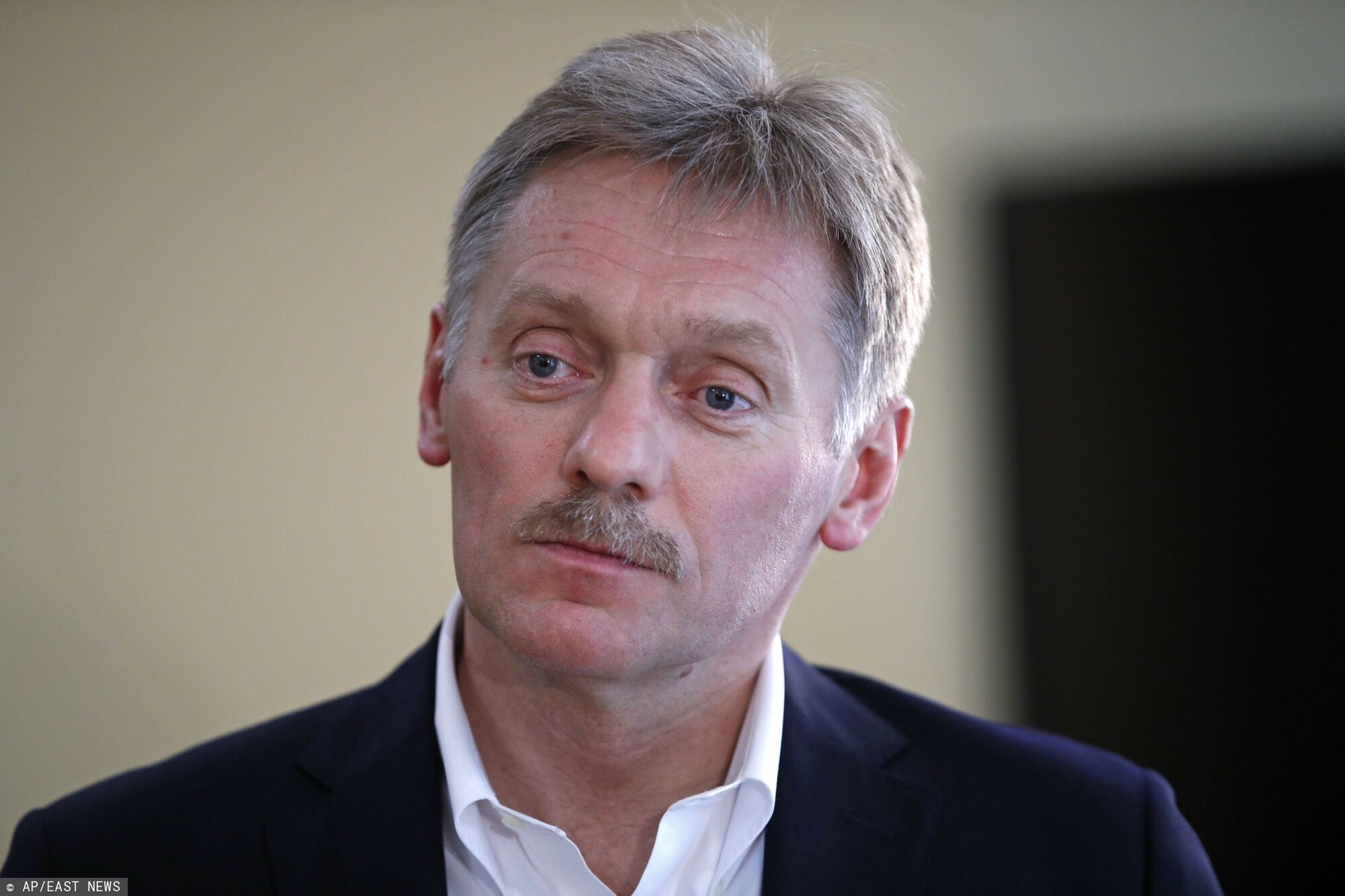 arch25
President Vladimir Putin's spokesman Dmitry Peskov speaks with The Associated Press in Moscow, Russia, Thursday, April 6, 2017.  Peskov tells The Associated Press that Russia's support for Syrian President Bashar Assad is not unconditional, with Putin's Spokesman talking just days after a suspected chemical weapons attack on a Syrian rebel-held province. (AP Photo/Pavel Golovkin)
AP