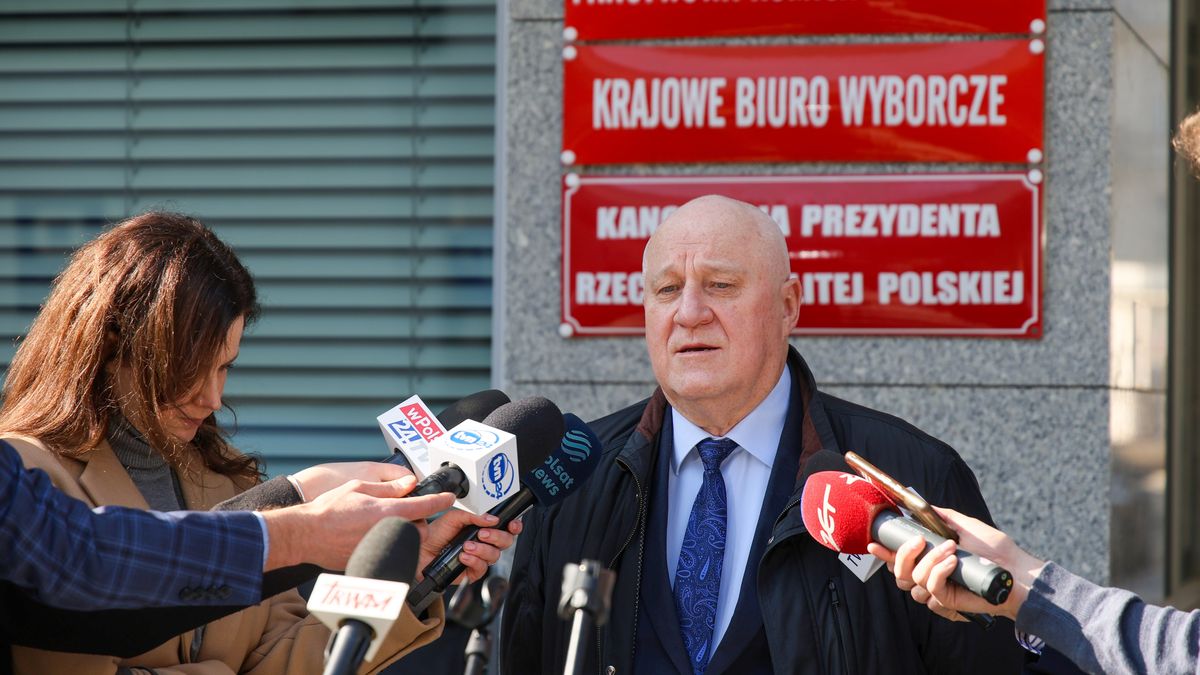 Przewodniczący PKW Sylwester Marciniak
