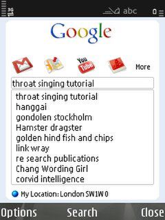 Google Mobile dostępny dla S60 4