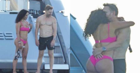 David Guetta i jego MŁODSZA O 24 LATA ukochana wymieniają czułości na jachcie u wybrzeży Ibizy (ZDJĘCIA)