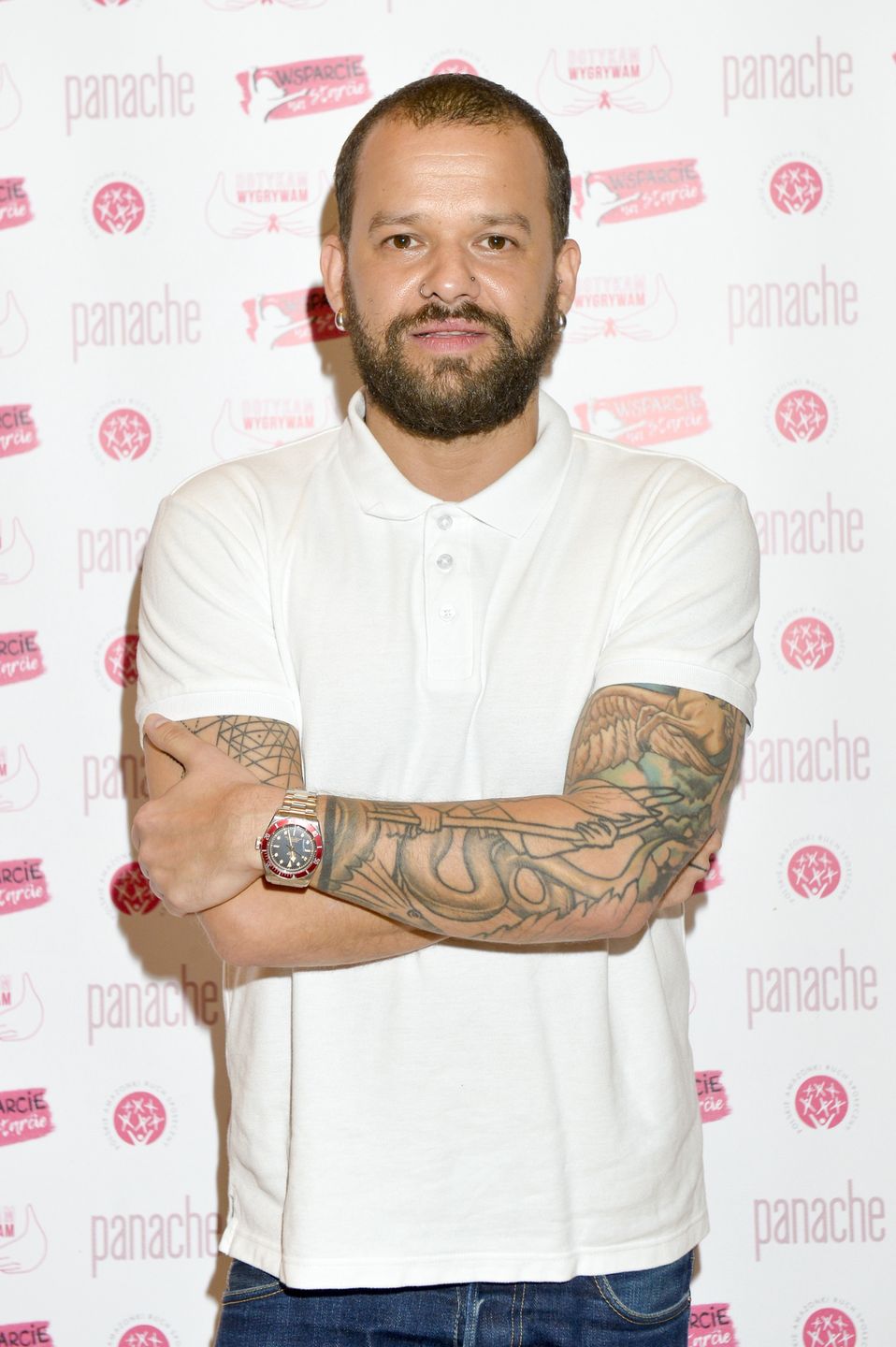 Michał Piróg gratuluje Andrzejowi Piasecznemu