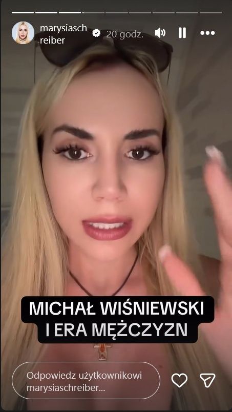 Marianna Schreiber o perypetiach związkowych  Wiśniewskiego