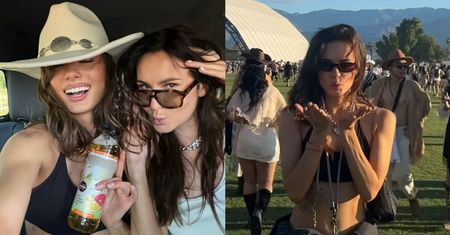 Natalia Szroeder z brzuchem na wierzchu SZALEJE na festiwalu. "Uważaj, o czym marzysz. Jesteśmy na Coachelli" (FOTO)
