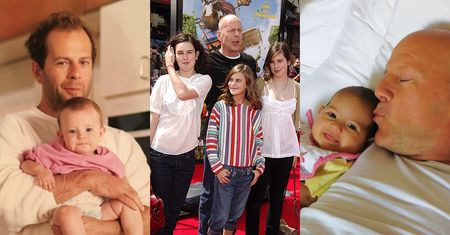 Demi Moore oraz żona Bruce'a Willisa złożyły mu życzenia z okazji Dnia Ojca i pokazały NIEPUBLIKOWANE WCZEŚNIEJ fotografie (ZDJĘCIA)